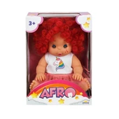 20040 Afro Kıvırcık Saçlı Bebek 23 cm -Sunman thumbnail 4