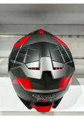 Sway Kask SW-865 St Titanyum/red/black Güneş Gözlüklü thumbnail 4