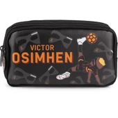 3 Bölmeli Victor Osimhen Suni Deri Okul Çantası + Kalemlik thumbnail 4