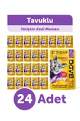 Bado Yetişkin Yaş Kedi Maması Tavuk Etli 85Gr 24'lü - 1