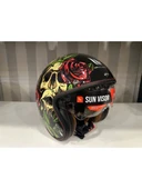 Mt Helmets Kask mt Lemans 2 Sv Breakout B9 Parlak Şeffaf Vizörlü thumbnail 2