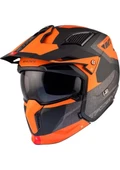 Mt Helmets Streetfighter Sv S Totem B4 Mat Turuncu - 1