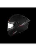 MT Helmets Targo S Mat Siyah Full Face Kask thumbnail 2