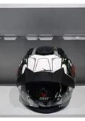 MTS Kask Mts Pro 801 War Güneş Gözlüklü Mat Gri/kırmızı - 3