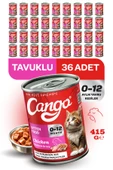 Cango Yavru Yaş Kedi Maması Tavuklu 415Gr 36Lı thumbnail 1