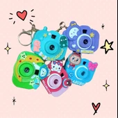 Projeksiyonlu Fotoğraf Makinesi-Projektörlü Anahtarlık-Çanta Süsü - 1