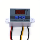 Dijital Termostat XH-W3002 LED Ekranlı Sıcaklık Kontrol Cihazı 220V thumbnail 5