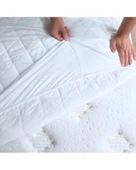 Tek Kişilik 100x200 Su Geçirmez Fitted Lastikli Yatak Koruyucu Alez – Kapitone Silikon Elyaf - 4