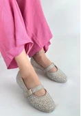 Denya Bej Süet Babet Ayakkabı thumbnail 2