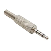 Powermaster 3.5 Mm Stereo 4 Boğumlu Metal Discman Jack Fiş thumbnail 1