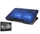 Hadron HD2007 Ledli Çift Fanlı 15" - 7" Notebook Soğutucu - 1