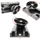 UNIVERSAL Sütun Hoparlör Duvar Askı Aparatı Hareketli 20cm Siyah - 2