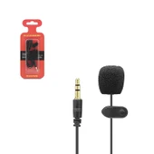 MİKROFON YAKA PC TELEFON AUX 3.5MM 1.5MT HADRON HD-556 - 1