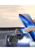 Manyetik Vakumlu Katlanır Araç Telefon Tutucu Ayna-cam-araba Magsafe Araç Tutucu X68 - 2