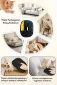 Çift Taraflı Statik Kedi Köpek Tüy Temizleme Eldiveni Giysiler Mobilyalar Halılar İçin thumbnail 2