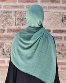 Konfor Bambu Şal Yeşil Tok Duruşlu, Kaymaz - 4