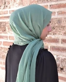 Konfor Bambu Şal Yeşil Tok Duruşlu, Kaymaz - 2