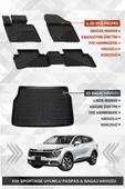 Kia Sportage 2022+ Uyumlu Sahler 4.5D Premium Paspas ve Liner 3D Bagaj Havuzu (Cool-Elegance Paket) thumbnail 1