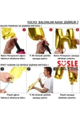 Party Country Harf Folyo Balon 40" 100 Cm Gümüş D - 4