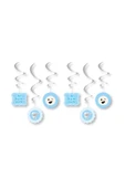 İlk Dişim Çıktı Mavi Spiral Sarkıt Süs 6'Lı thumbnail 2