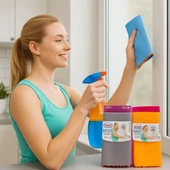 Wikro Desenli Kumaş 30X40 CM İz Bırakmaz Mikrofiber Cam Bezi 8'Lİ Set - 2