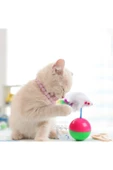 Kedi Oyun Topu Tüylü Fareli Hacı Yatmaz - 1