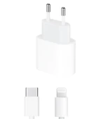 MobiLX M-20 20W iPhone 8–14 Pro Max Uyumlu Hızlı Şarj Adaptörü + USB-C to Lightning Kablo - 4