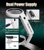 Proskit Ma-025 Katlanabilir Masa ve El Tip Büyüteç Usb Ledli - 6