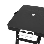 Pikas Büyük Boy Katlanabilir Taşıma Kulplu Portatif Plastik Kamp Ve Balkon Sehpası ( 68X48X55 cm ) - 7