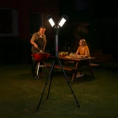 Kress KUF09.9 20Volt 2000/4500 Lümen Profesyonel Kule Tipi Teleskopik Katlanabilir LED Projektör (Akü Dahil Değildir) thumbnail 3