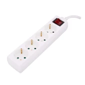 Philips 4'lü Çocuk Korumalı Uzatma Priz 2 Metre 3x1,5mm Beyaz Anahtarlı SPS1040A/51 - 3