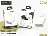 MobiLX 67W Turbo Max Hızlı Şarj Aleti + Type-C USB Kablo - 5
