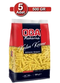 Oba Kalın Kesme Makarna 500 g x 5 Adet | Ekonomik Çoklu Paket - 1