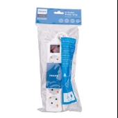 Philips 4'lü Çocuk Korumalı Uzatma Priz 2 Metre 3x1,5mm Beyaz Anahtarlı SPS1040A/51 - 1