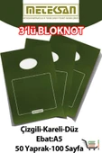 3 Adet A5 Ebat 50 Yaprak(100 Sayfa) Bloknot-Meteksan thumbnail 2