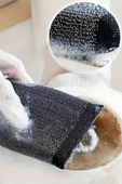2 Adet Sihirli Inox Tel Bulaşık Süngeri  Paslanmaz Çelik Yağ ve Kir Sökücü Sünger - 3