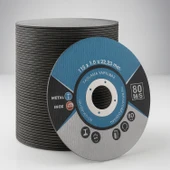 İnox Metal Kesici (25 Adet) Kesme Diski 115x1,0x22,23 mm İnce Taş Disk Spiral Demir Kesici Disk thumbnail 1