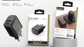 MobiLX M-02 38W Çift Portlu PD + QC 3.0 Hızlı Şarj Adaptörü | USB-A & Type-C - 2