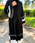 Duble Krep Tesettür Abaya- Standart Beden - 2