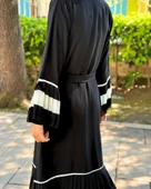 Duble Krep Tesettür Abaya- Standart Beden - 4