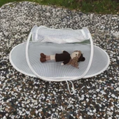 Katlanılabilir Bebek Cibinlik 90 cm  Bebek Tül Sineklik Haşere Koruyucu Bebek Çadırı m-y thumbnail 4