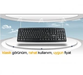 HIPER KM-3055 STANDART KLAVYE USB SİYAH - 5