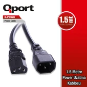 QPORT Q-POWU 1.5 METRE POWER UZATMA KABLOSU - 1