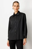 Taşlı Saten Gömlek Ekol - 9