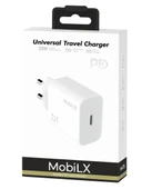 MobiLX M-08 25W Type-C Hızlı Şarj Adaptörü | Samsung, iPhone, Xiaomi, Oppo, Huawei, Reeder Uyumlu - 2
