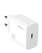 MobiLX M-08 25W Type-C Hızlı Şarj Adaptörü | Samsung, iPhone, Xiaomi, Oppo, Huawei, Reeder Uyumlu - 4