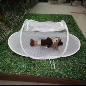 Katlanılabilir Bebek Cibinlik 90 cm  Bebek Tül Sineklik Haşere Koruyucu Bebek Çadırı m-y thumbnail 6