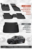 Sahler Cupra Formentor Mild Hybrid 2024+ Uyumlu 4.5D Premium Havuzlu Oto Paspas ve Liner Marka 3D ÜST Bagaj Havuzu thumbnail 1