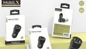 MobiLX MC-02 2.4A Çift USB Portlu Metal Araç Şarj Cihazı | Type-C ve Lightning Kablo Uyumlu – Siyah - 5