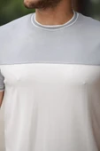 Erkek Parçalı Renk Kısa Kollu Tişört thumbnail 3